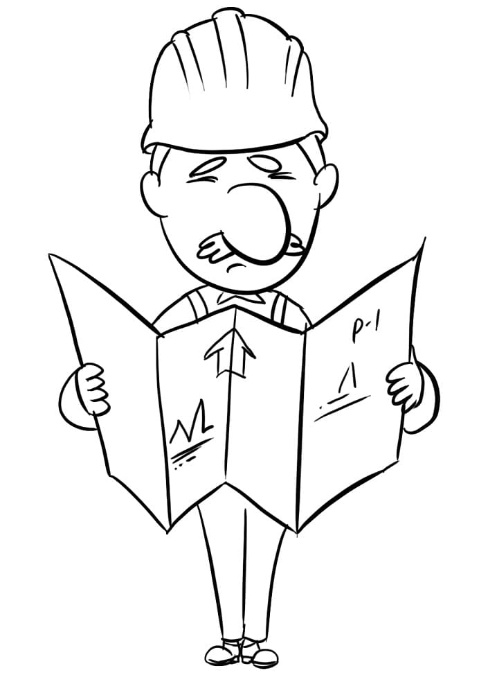Old Engineer Coloring Game Old Engineer