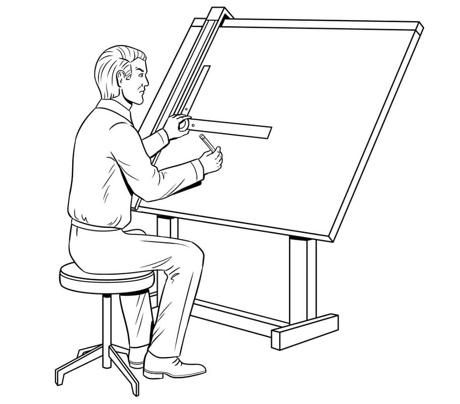 Old School Engineer Coloring Game Old School Engineer