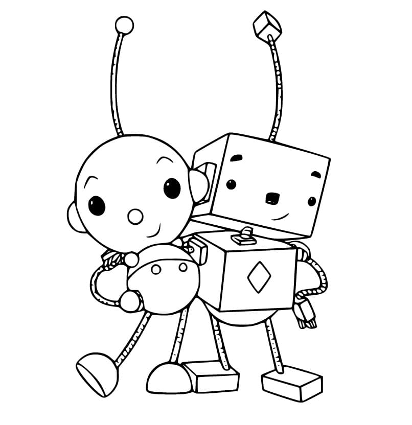 Olie Polie and Billy Bevel Coloring Game Olie Polie and Billy Bevel