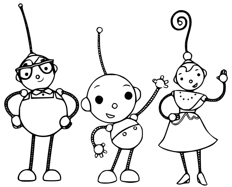 Olie with Percy and Polina Coloring Game Olie with Percy and Polina