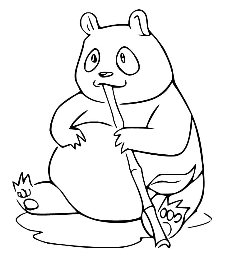 One Panda Coloring Game One Panda