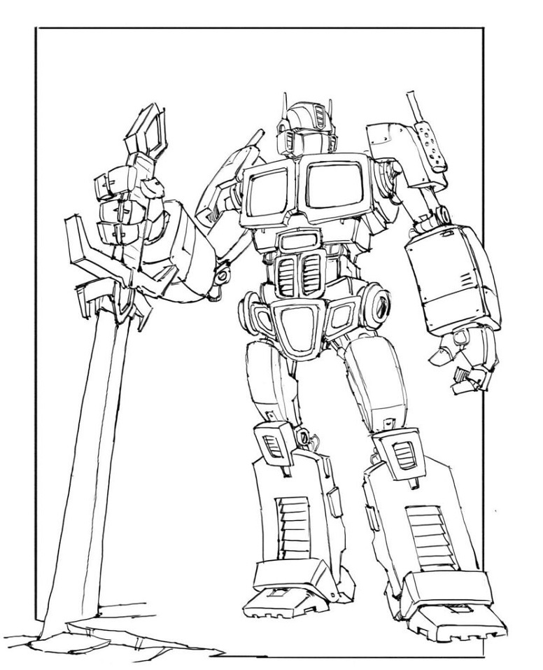 Optimus Prime and Sword