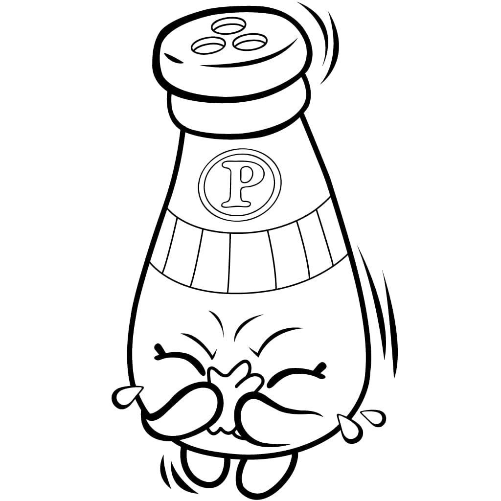 PEPPE PEPPER Shopkin Coloring Game PEPPE PEPPER Shopkin