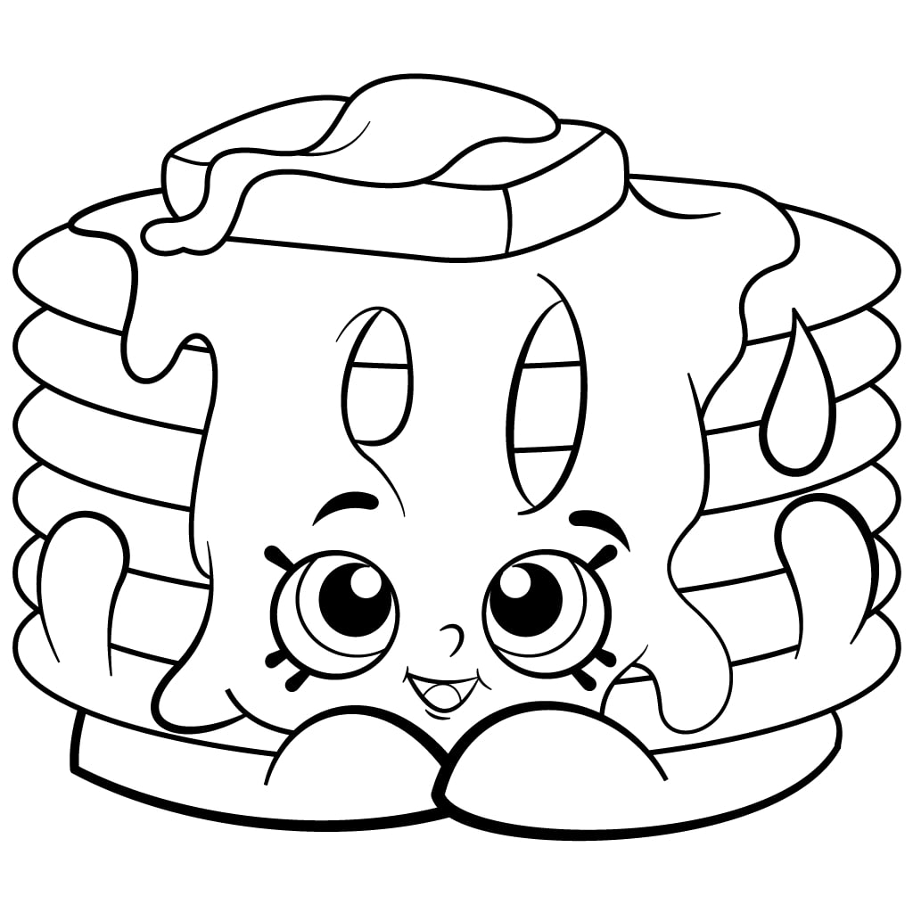 Pamela Pancake Shopkins Coloring Game Pamela Pancake Shopkins