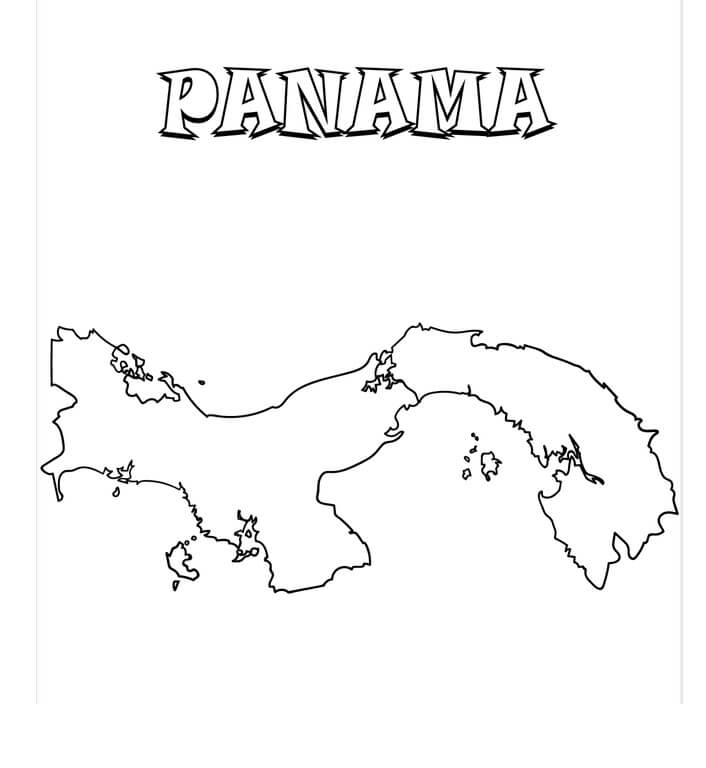 Panama Map Coloring Game Panama Map