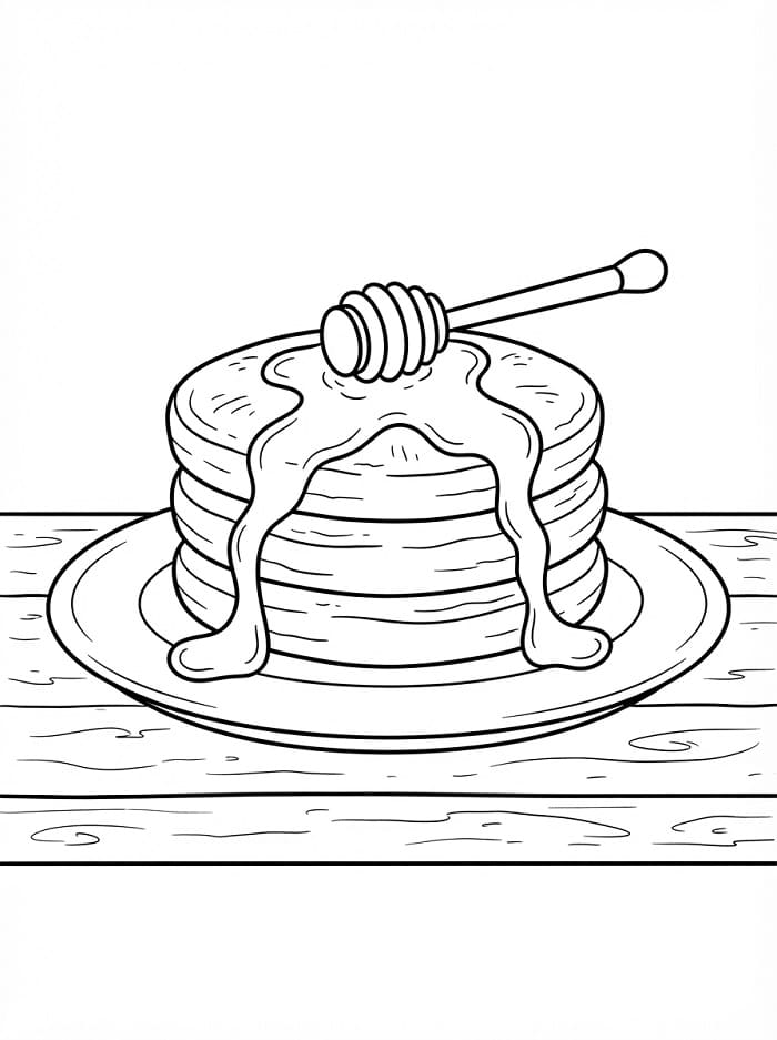 Pancake with Honey