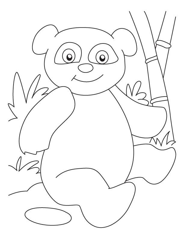 Panda Smiling Coloring Game Panda Smiling
