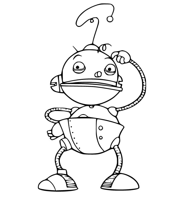Pappy from Rolie Polie Olie Coloring Game Pappy from Rolie Polie Olie