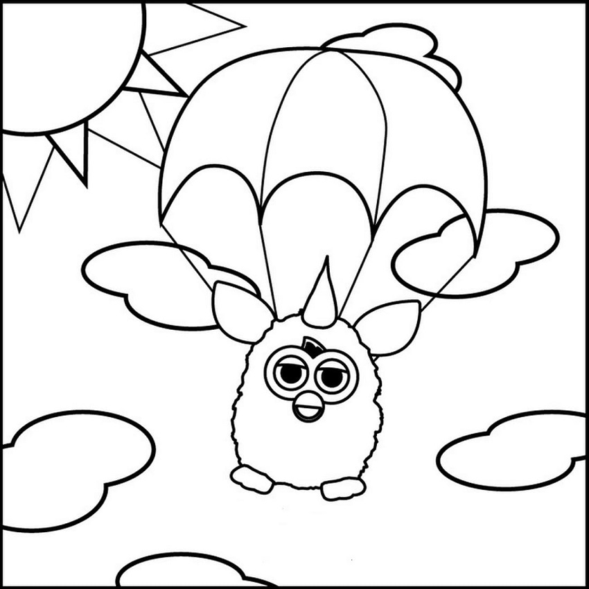 Furby Boom Coloring - Play Free Coloring Game Online