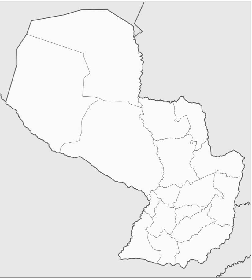 Paraguay Map Coloring Game Paraguay Map