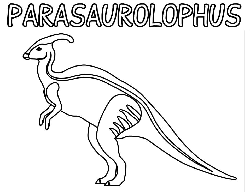 Parasaurolophus 10 Coloring Game Parasaurolophus 10