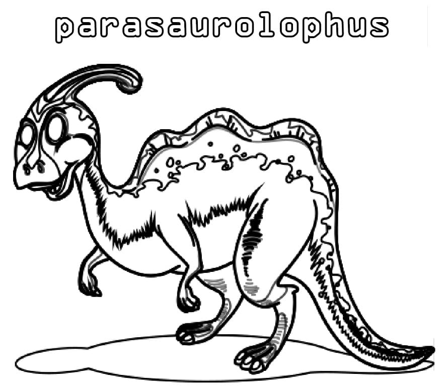 Parasaurolophus 13 Coloring Game Parasaurolophus 13