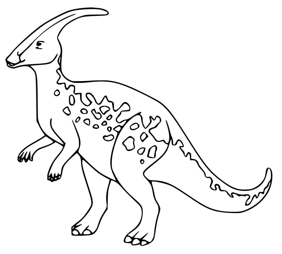 Parasaurolophus 4 Coloring Game Parasaurolophus 4