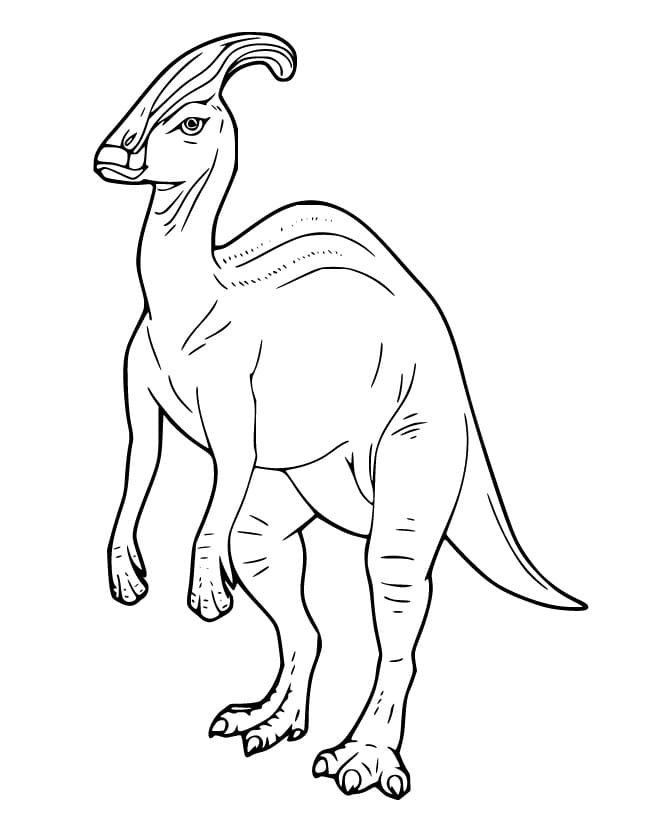 Parasaurolophus 5 Coloring Game Parasaurolophus 5