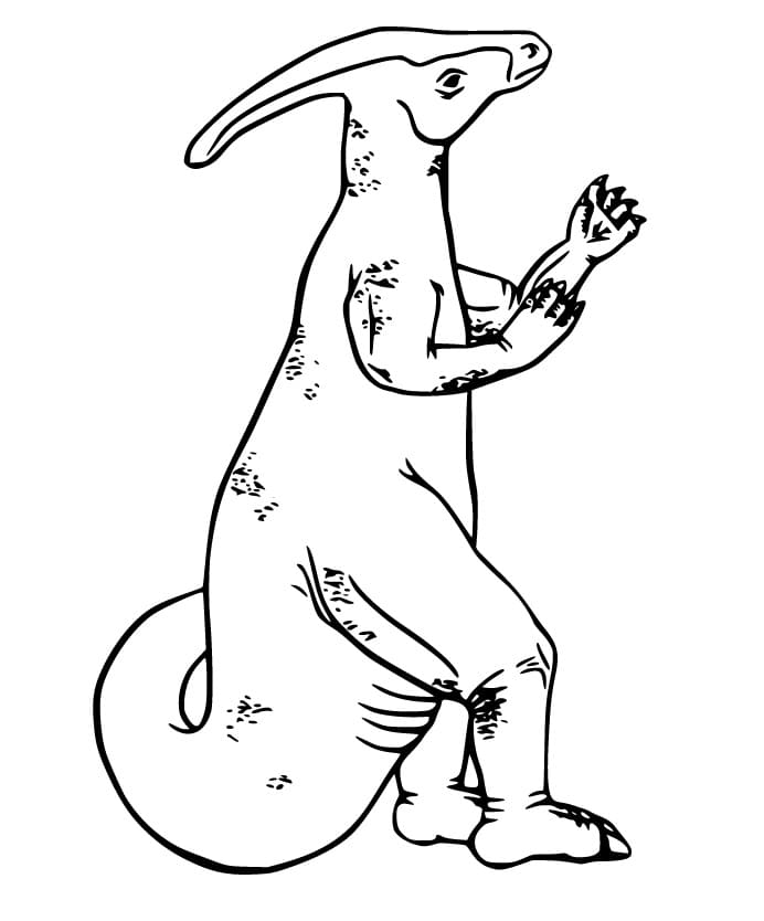 Parasaurolophus 7 Coloring Game Parasaurolophus 7