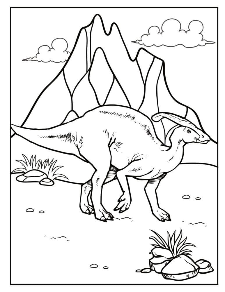 Parasaurolophus 9 Coloring Game Parasaurolophus 9