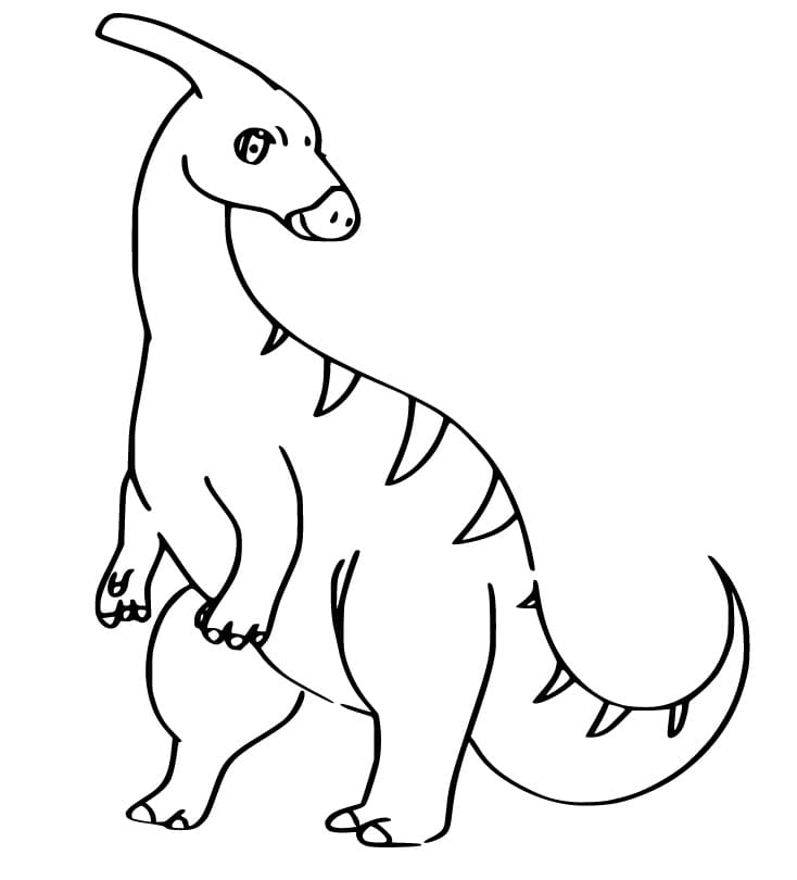 Parasaurolophus Lovely Coloring Game Parasaurolophus Lovely