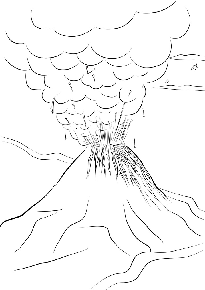 Paricutin Volcano Eruption Coloring Game Paricutin Volcano Eruption