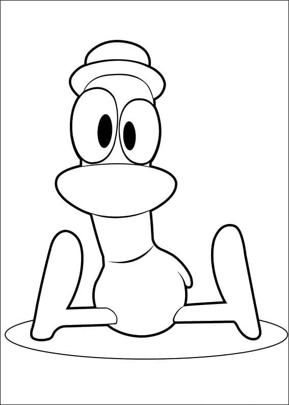 Pato Duck from Pocoyo Coloring Game Pato Duck from Pocoyo