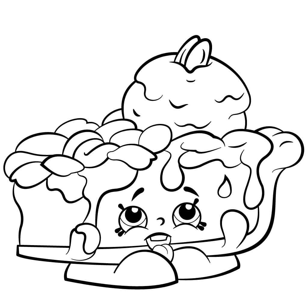 Pecanna Pie Shopkins Coloring Game Pecanna Pie Shopkins