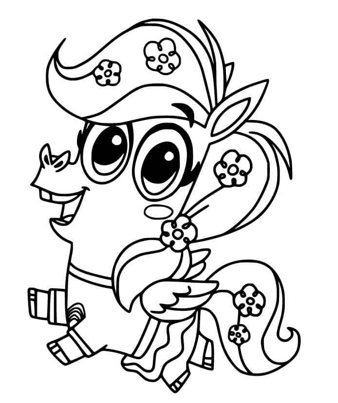 Peg from Corn and Peg Coloring Game Peg from Corn and Peg