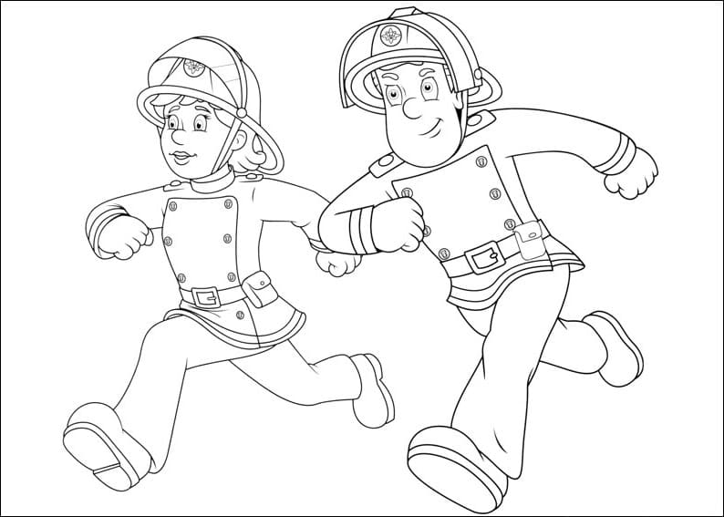 Penny Morris and Fireman Sam