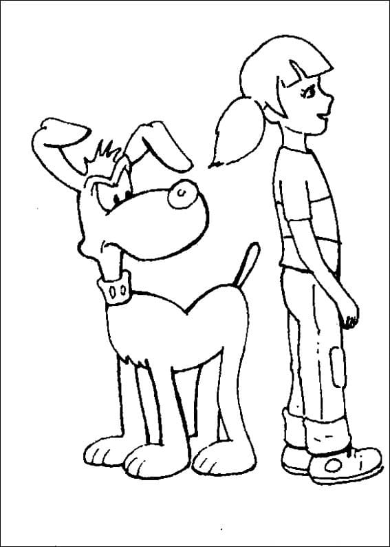Penny and Brain from Inspector Gadget