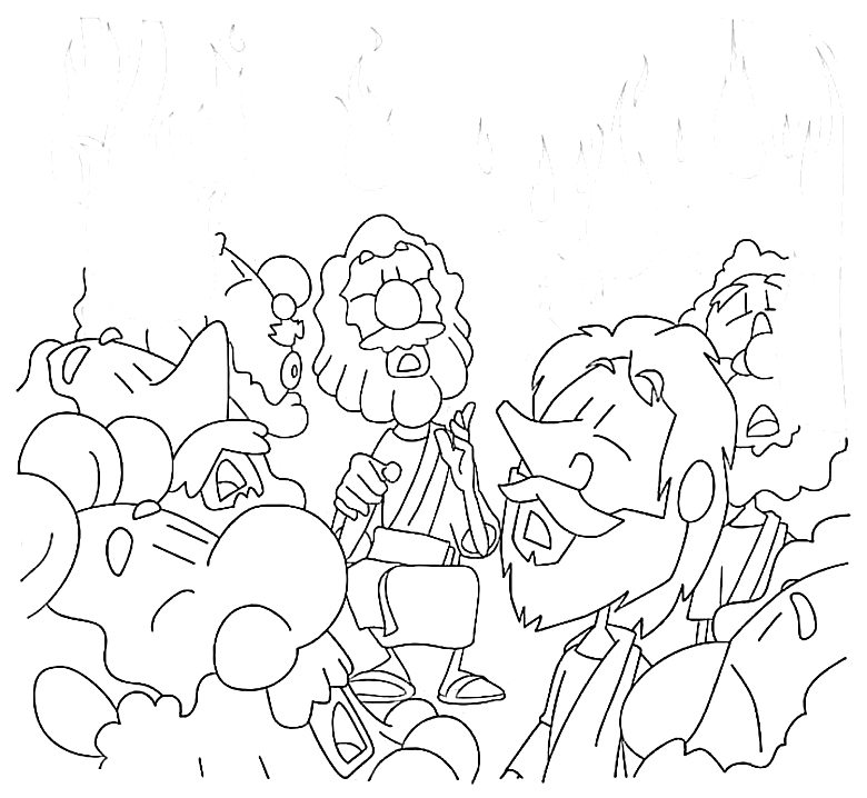 Pentecost 10 Coloring Game Pentecost 10