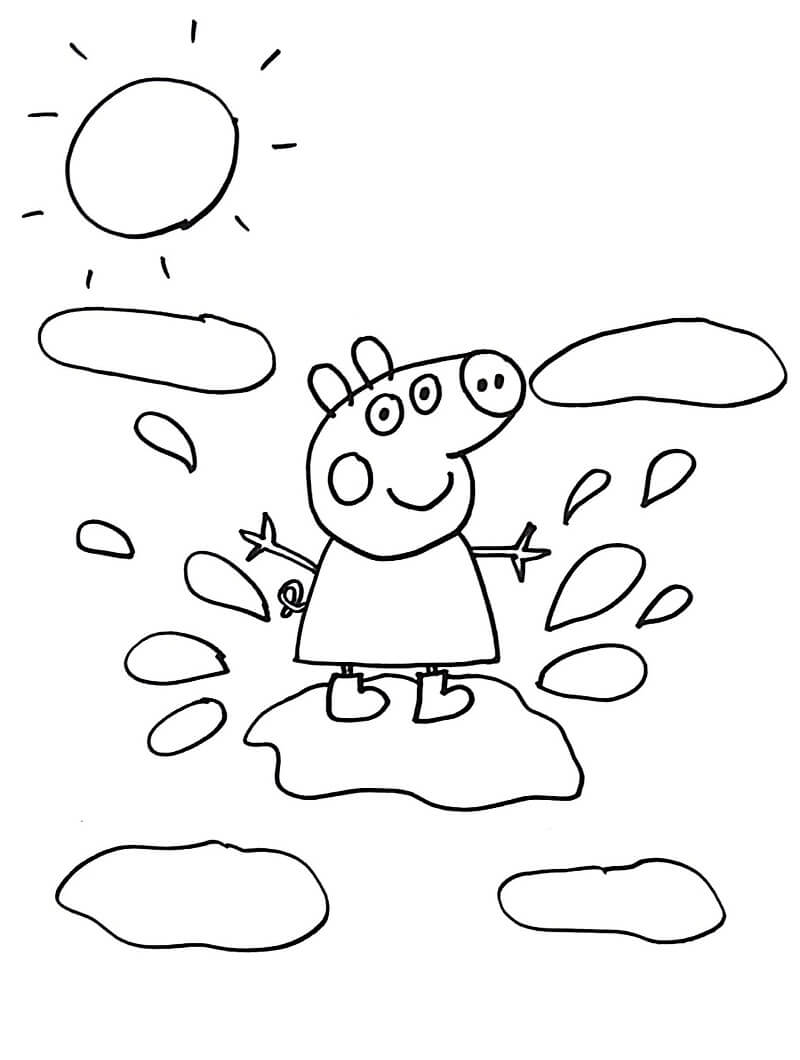 Peppa Pig Having Fun Coloring Game Peppa Pig Having Fun