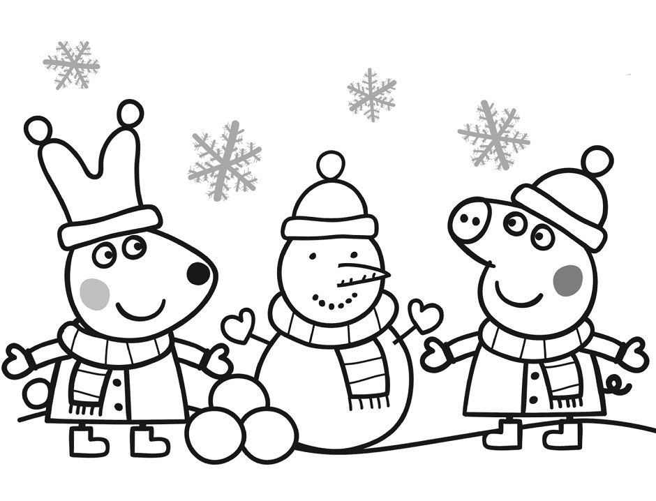 Peppa Pig and Rebecca Coloring Game Peppa Pig and Rebecca