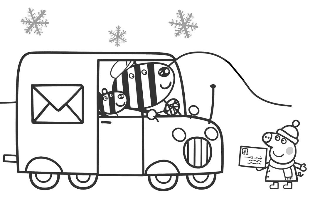 Peppa Pig with Zuzu and Zaza Coloring Game Peppa Pig with Zuzu and Zaza