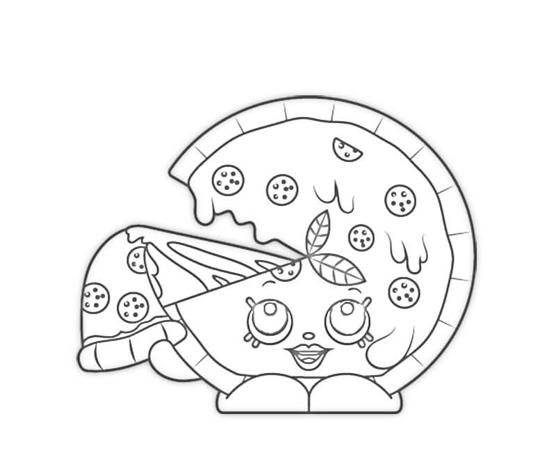Peppa Ronnie Pizza Shopkin Coloring Game Peppa Ronnie Pizza Shopkin