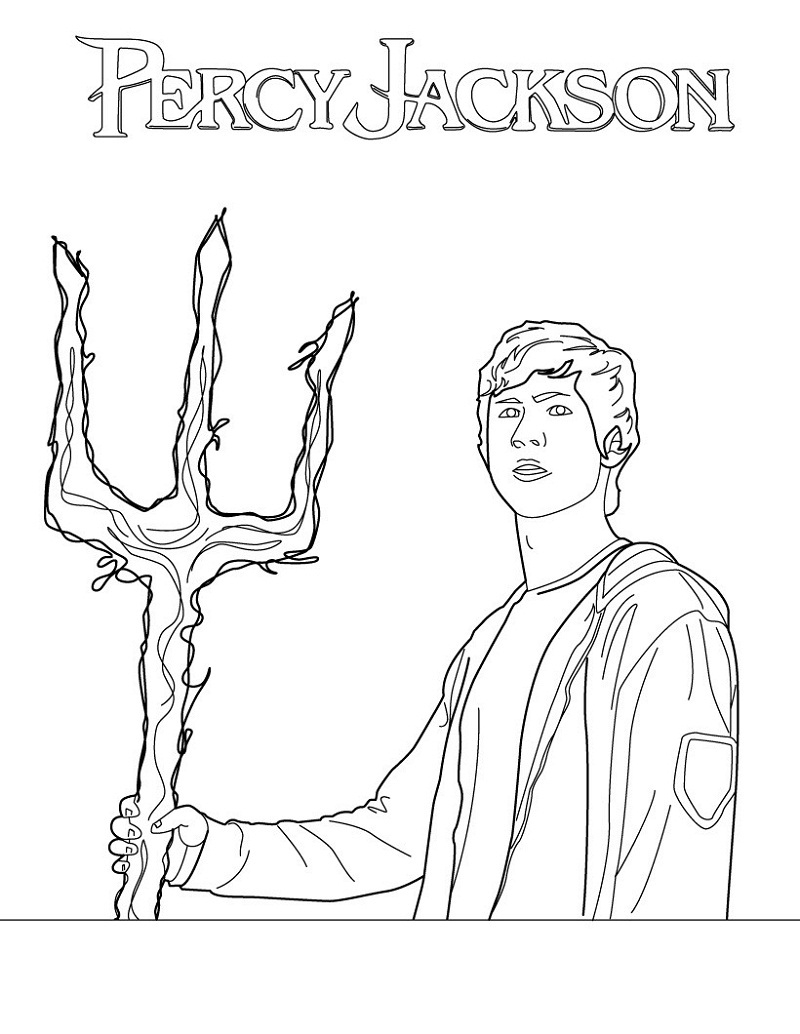 Percy Jackson with Trident