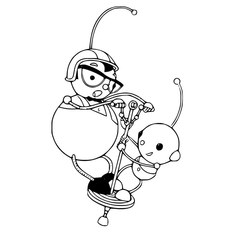 Percy and Olie Coloring Game Percy and Olie