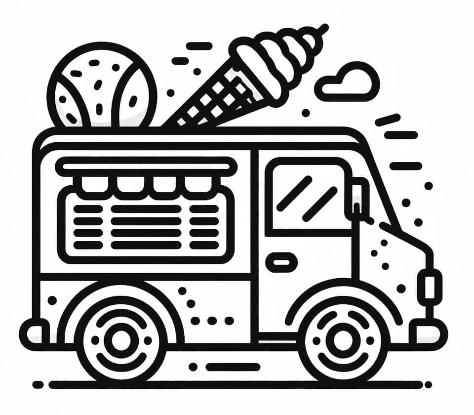 Perfect Ice Cream Truck Coloring Game Perfect Ice Cream Truck