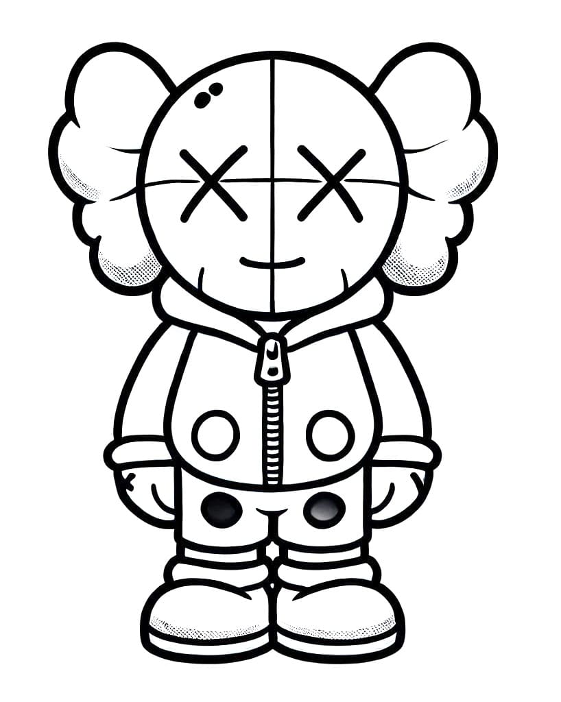 Perfect Kaws Coloring Game Perfect Kaws