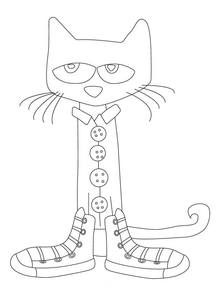 Pete the Cat 3 Coloring - Play Free Coloring Game Online