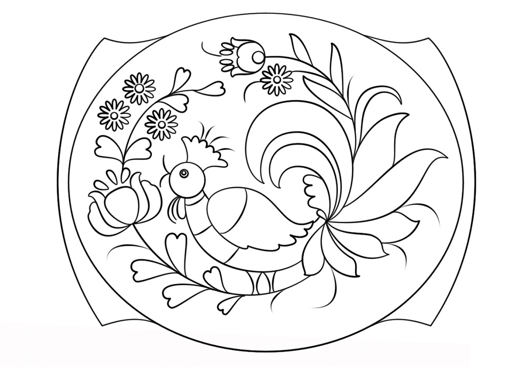 Petrykivka Painting Pattern Coloring Game Petrykivka Painting Pattern