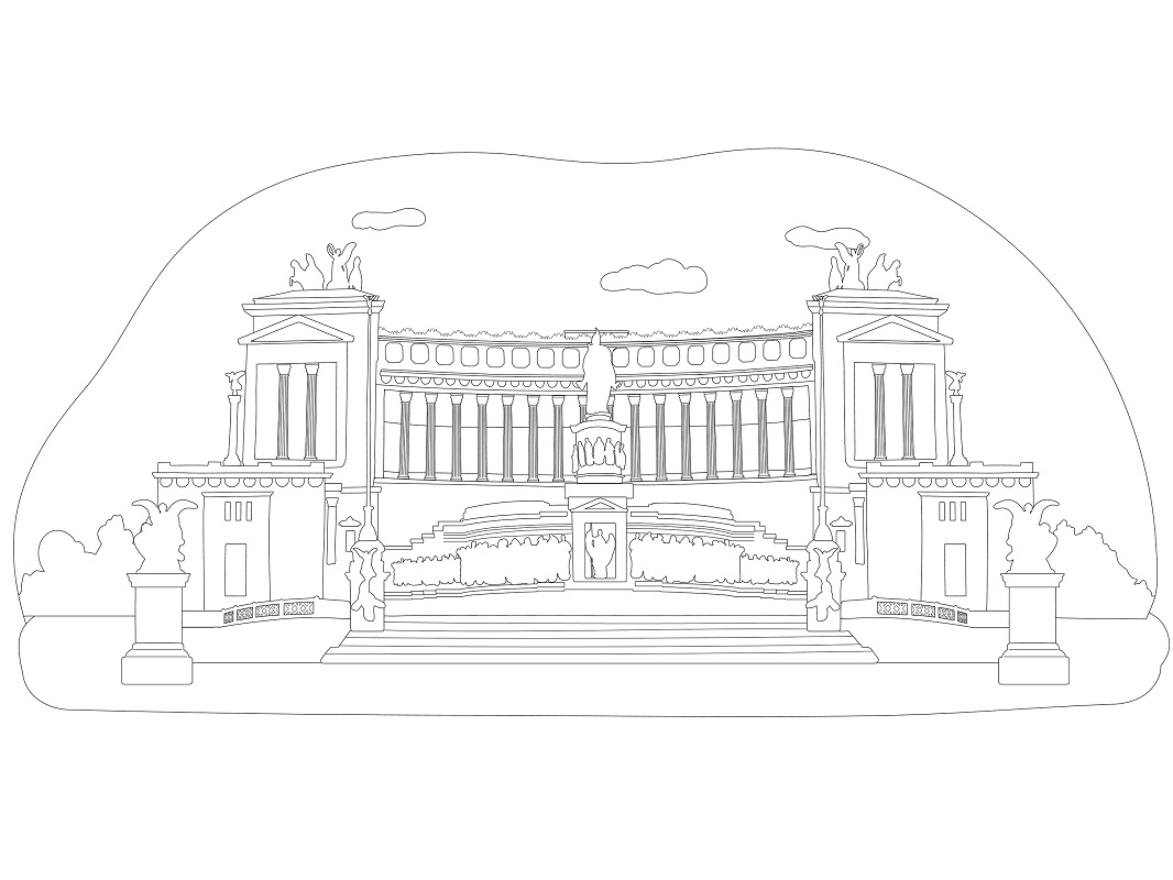 Piazza Venezia Coloring Game Piazza Venezia