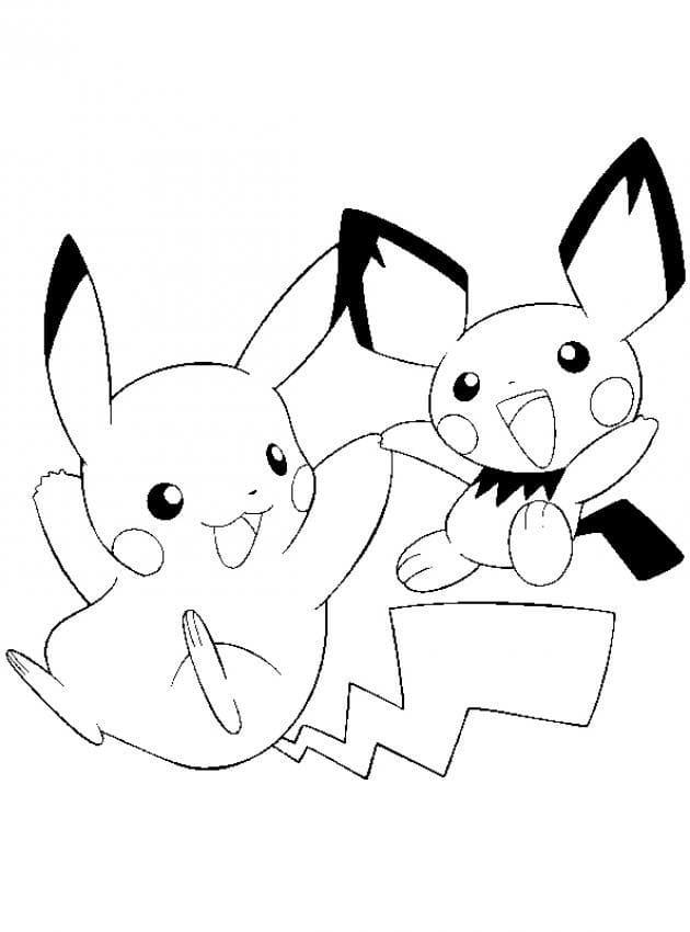Pichu and Pikachu