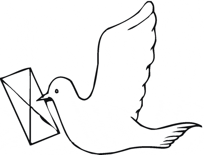 Pigeon with Letter Coloring Game Pigeon with Letter
