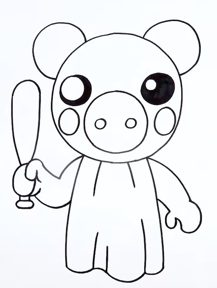 Piggy Roblox 2 Coloring Game Piggy Roblox 2