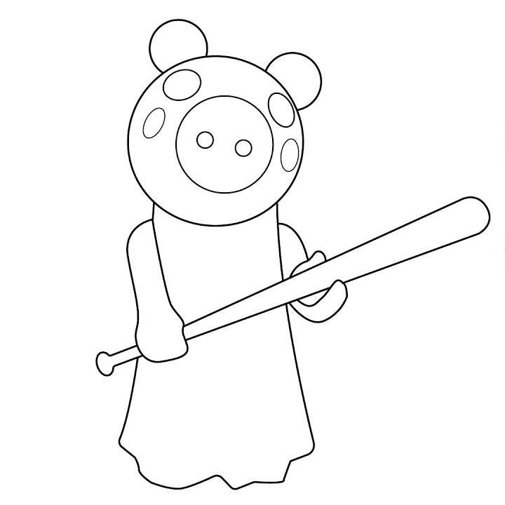 Piggy Roblox 3 Coloring Game Piggy Roblox 3