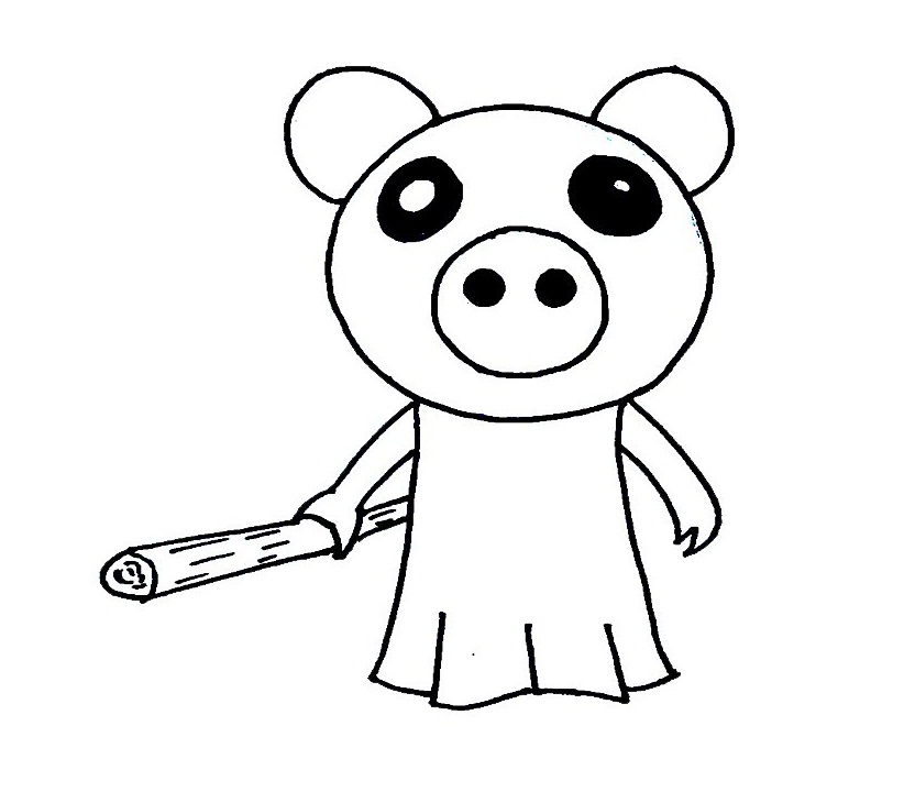 Piggy Roblox 4 Coloring Game Piggy Roblox 4