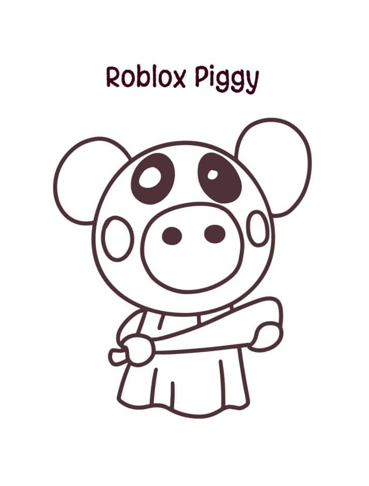 Piggy Roblox 5 Coloring Game Piggy Roblox 5