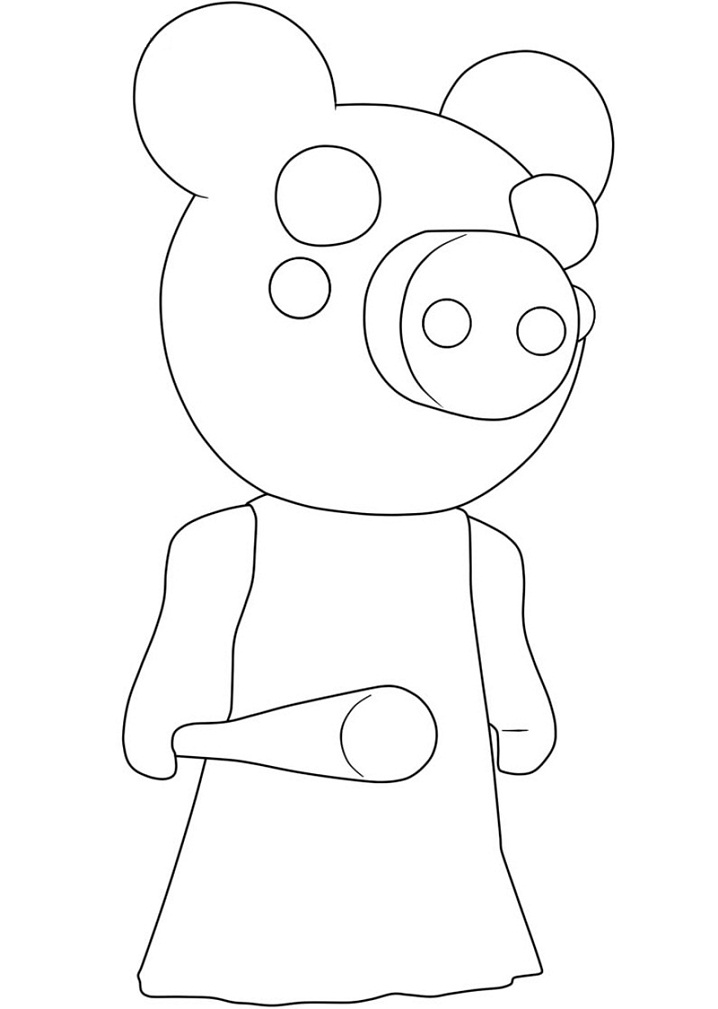 Piggy Roblox 6 Coloring Game Piggy Roblox 6