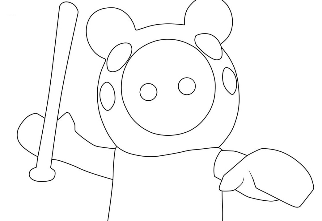Piggy Roblox 7 Coloring Game Piggy Roblox 7
