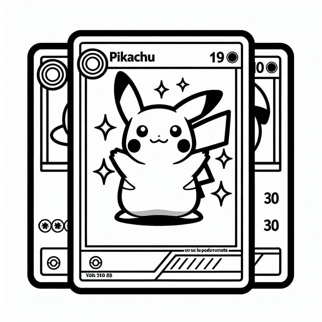 Pikachu Pokemon Card