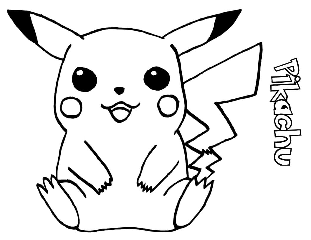 Pikachu Sitting