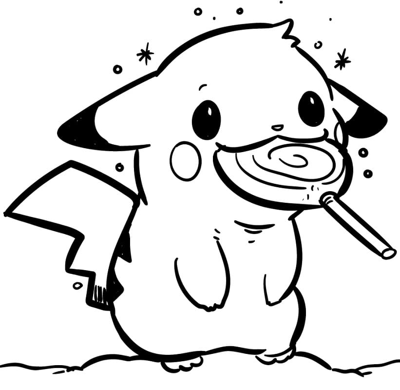 Pikachu with Lollipop
